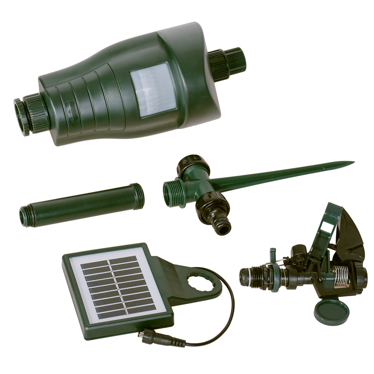 Solar Motion Eco-friendly Jet Spray Animal Repeller with Solar Panel Garden Pest Bird Control Repellent #31007 - Aqualin Official Store