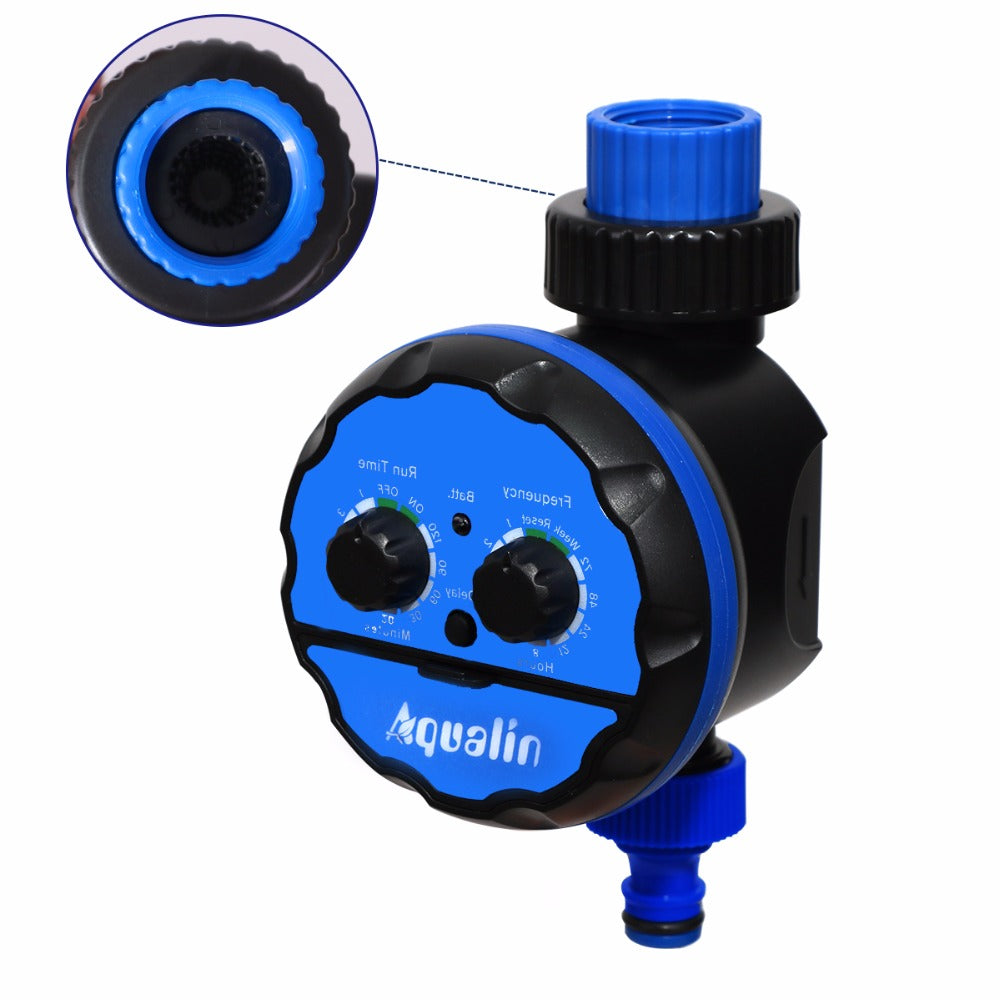 Watering Timer Irrigation Garden Water Timer Waterproof Controller for Garden,Yard with Rain Delay Function #21039 - Aqualin Official Store