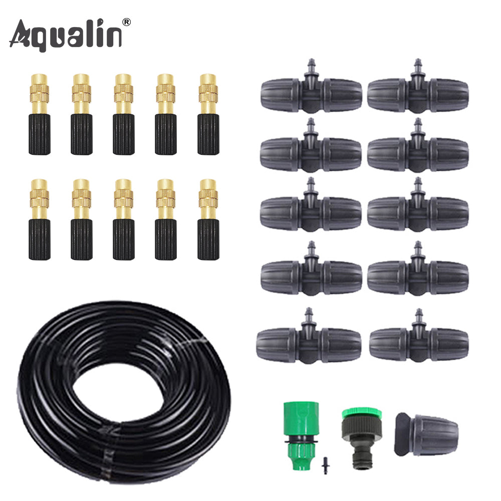 water spray system for garden New Arrival 10m 9/12 Hose Automatic Copper Spray Irrigation System Gar – Aqualin Official Store