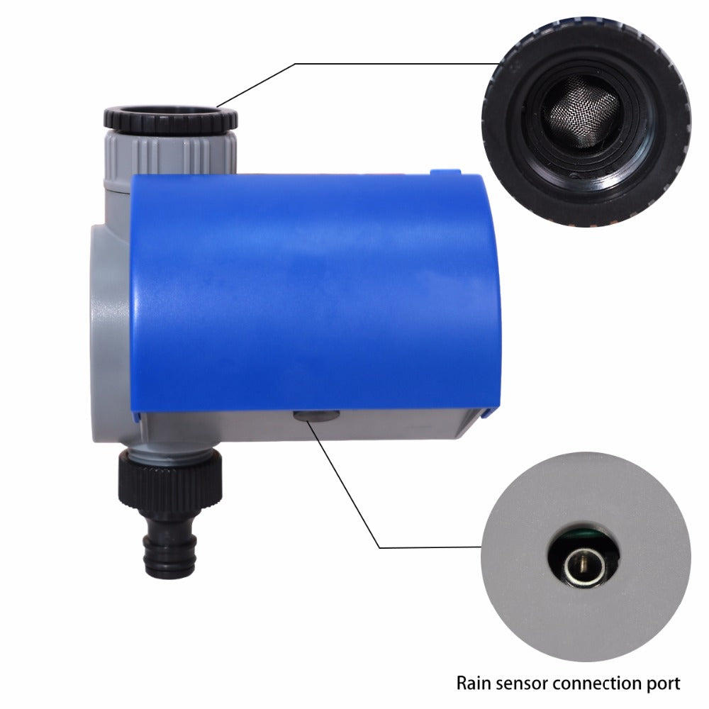 Graden Watering Timer Digital Home Garden Water Timer Solenoid Valve Irrigation Controller System with LCD Display #21002A - Aqualin Official Store