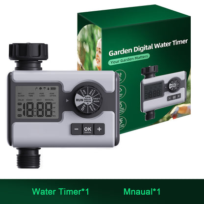 Sprinkler Timer Dial Hose Faucet Timer Programmable Water Timer for Garden Hose with Rain Delay Watering System#21177