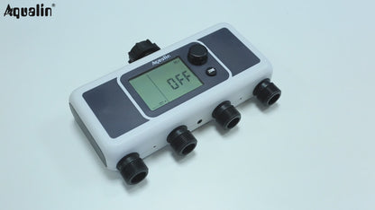 4-Outlet Water Timer Automatic Irrigation Hose Sprinkler Timer 4 Zone Programmable Garden Watering Systems Controller#21194
