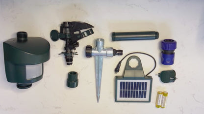 Solar Motion Eco-friendly Jet Spray Animal Repeller with Solar Panel Garden Pest Bird Control Repellent #31012