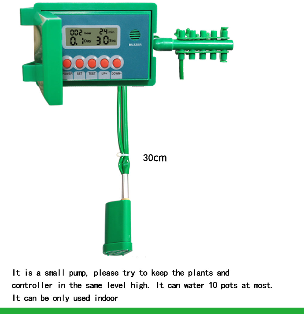Automatic Micro Home  Drip Irrigation Watering Kits System Sprinkler with Smart Controller for Garden,Bonsai Indoor Use #22018 - Aqualin Official Store