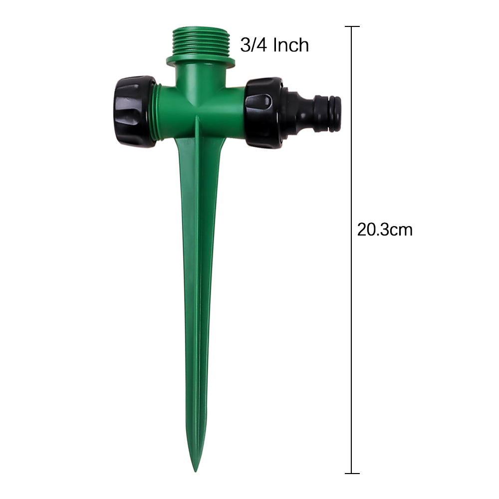 2pcs/lot Garden Sprinkler 360 Degree Adjustable  Lawn Grass Rotatable Sprayer Irrigation Garden Watering System#24015 - Aqualin Official Store