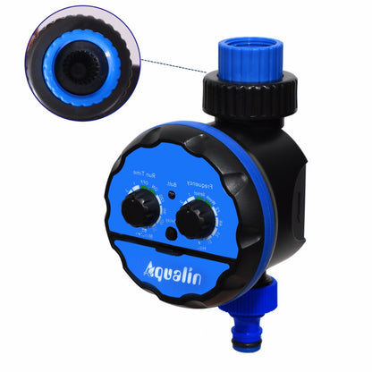 Watering Timer Irrigation Garden Water Timer Waterproof Controller for Garden,Yard with Rain Delay Function #21039 - Aqualin Official Store
