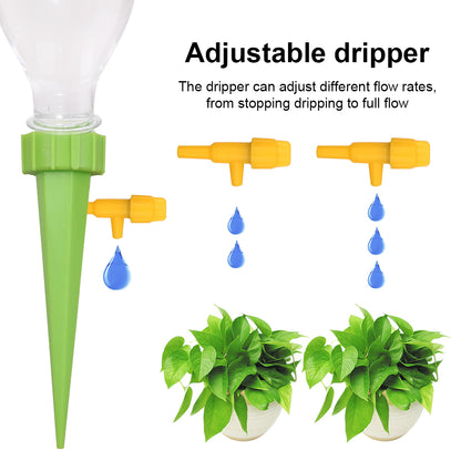 12pc/ 18pc/24pc/30pc/36pc Garden Drip Irrigation Watering Spike Kits Automatic Spikes System for Plants , Home Bonsia#26301-17 - Aqualin Official Store