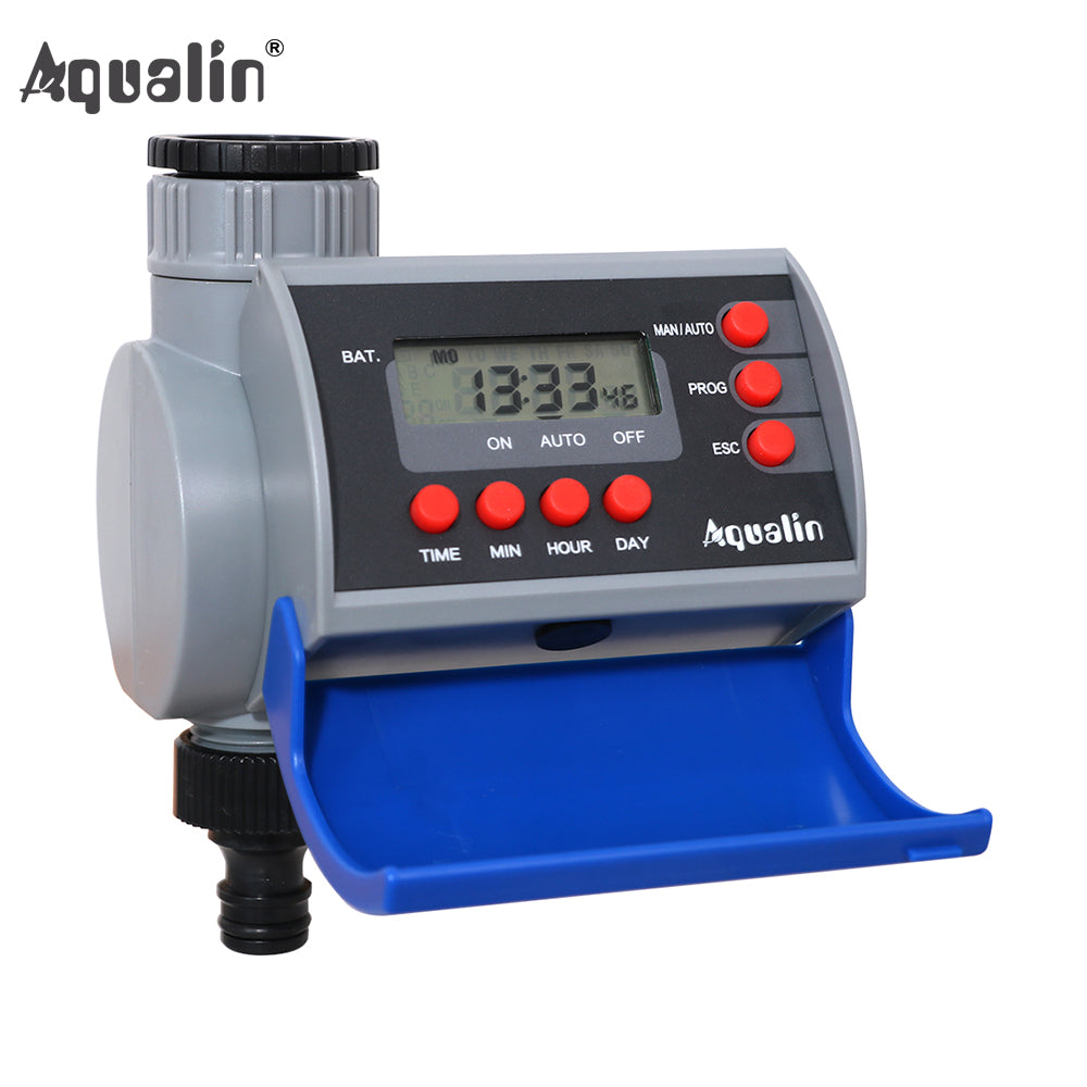 Graden Watering Timer Digital Home Garden Water Timer Solenoid Valve Irrigation Controller System with LCD Display #21002A - Aqualin Official Store