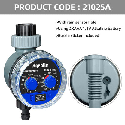 Garden  Water Timer Ball Valve Automatic Electronic Irrigation Timer Controller  System #21025 - Aqualin Official Store