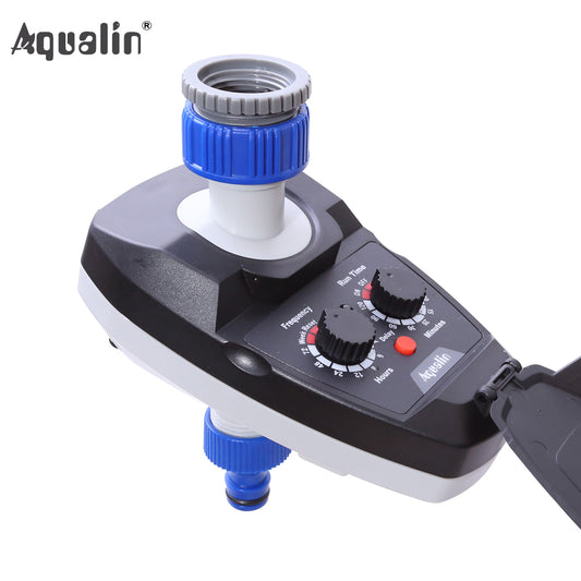 New Arrival  Garden  Watering Timer Irrigation Solenoid Valve Controller System with Rain Sensor Hole and Rain Delay #21089 - Aqualin Official Store