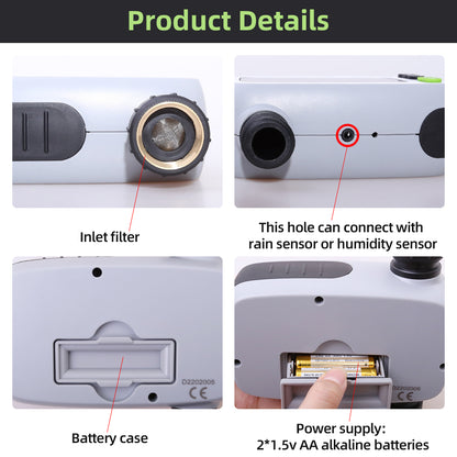 Garden Automatic LCD Big Screen Water Timer Irrigation Controller System for Planting Watering #21139 - Aqualin Official Store