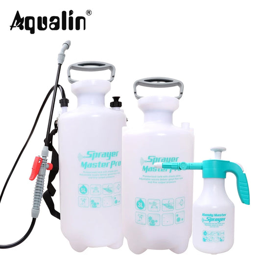 1.5/3/5L Garden Irrigation Pneumatic Sprayer Home Lawn Large Range Spray Water Fogger Spraying Disinfect Pesticides Tools - Aqualin Official Store