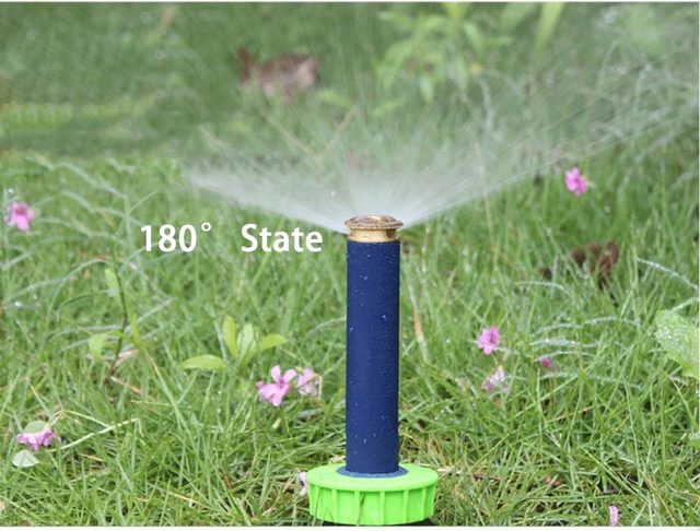 90-360 Degree 4Pcs/lot Garden Lawn Sprinkler  Automatic Retractable Spray Irrigation System Copper Nozzle #GW00106 - Aqualin Official Store